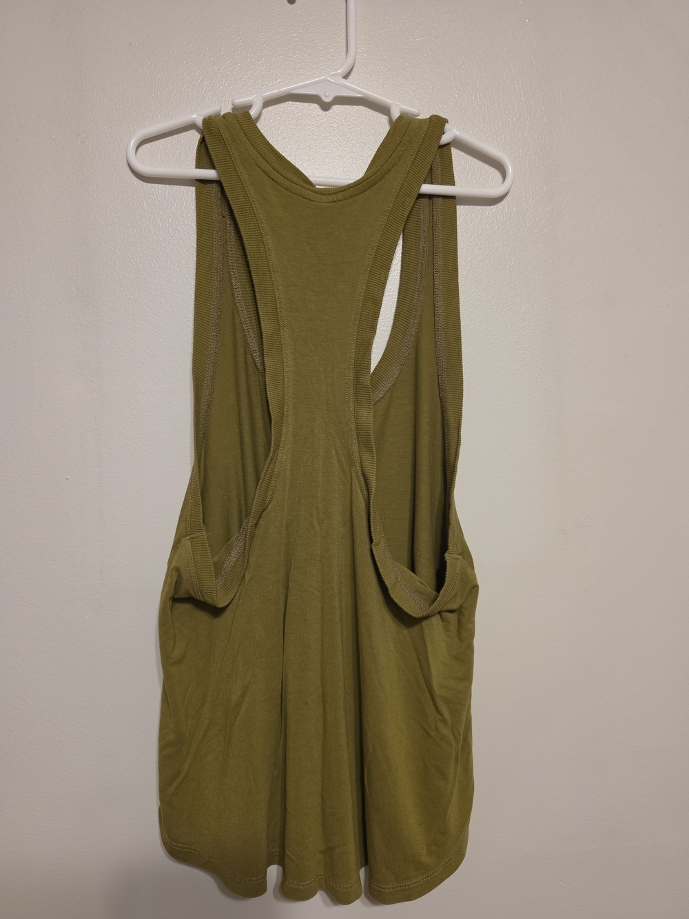 Fabletics Olive Green Racerback Tank - Picture 2 of 3